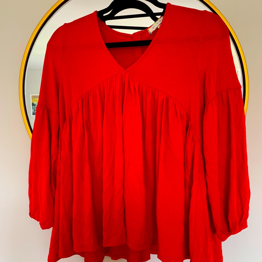 Eri + Ali Red Blouse